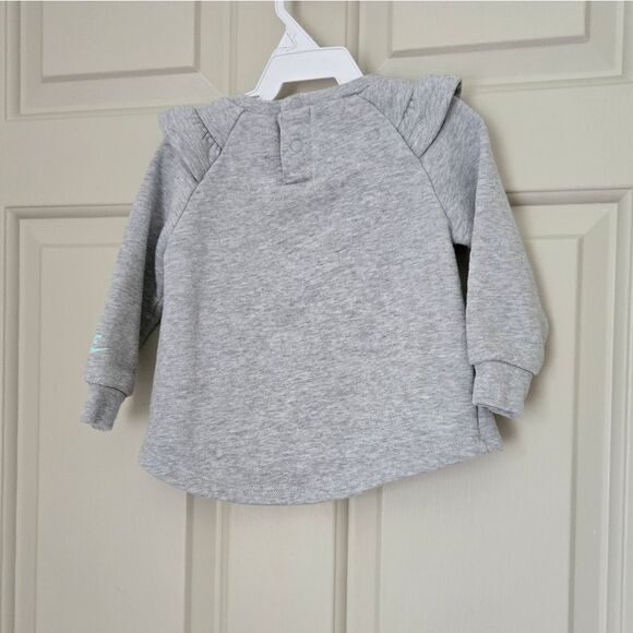 2/$20 Nike Gray and Blue Sweatshirt Size 12 M - Picture 4 of 4